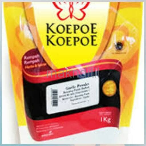

Bawang putih bubuk koepoe koepoe, garlic powder pouch 1kg