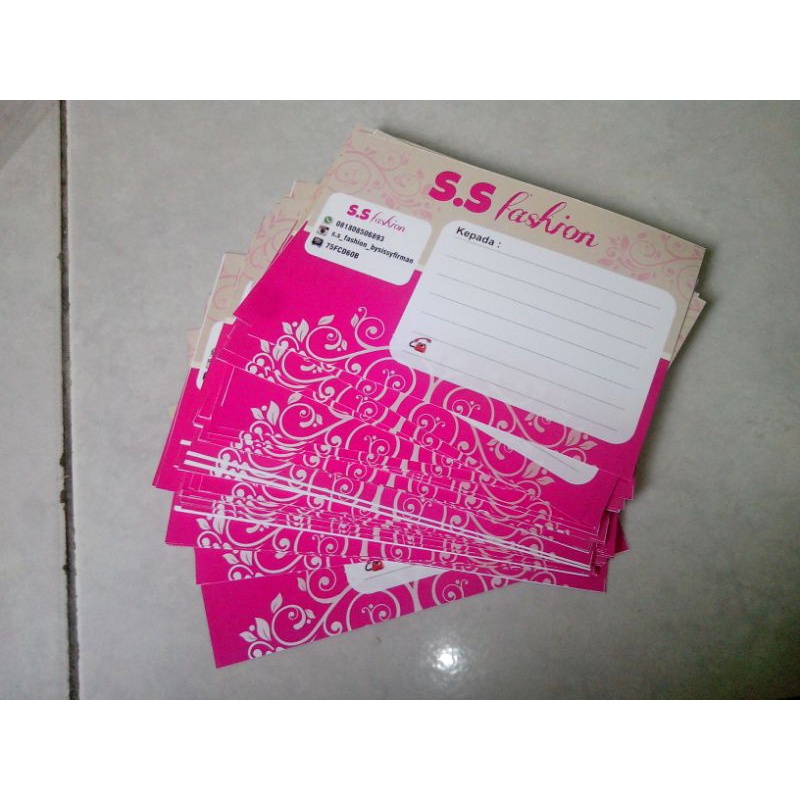 

Stiker Sticker Nama Waterproof Pengiriman Olshop