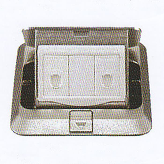 Stopkontak Lantai + modul telepon ganda DU6933JT-1 merk Panasonic