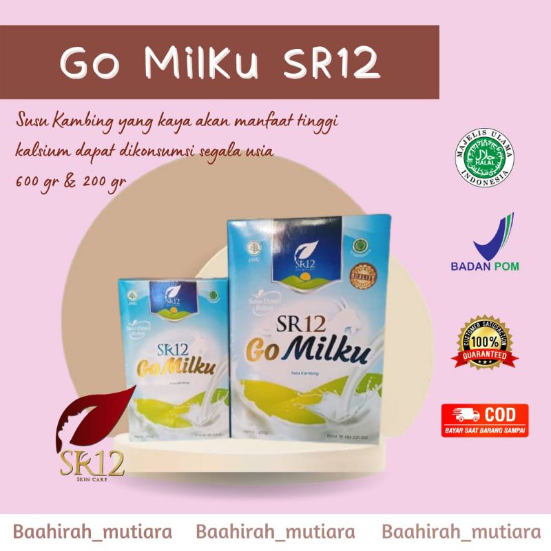 

[BPOM] GoMilku Sr12 Susu Kambing Etawa