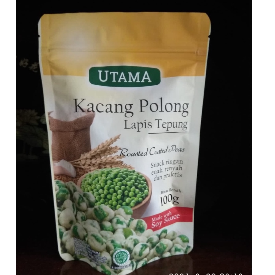 

Camilan Kacang //Utama - Kacang Polong Lapis Tepung - Soy Sauce