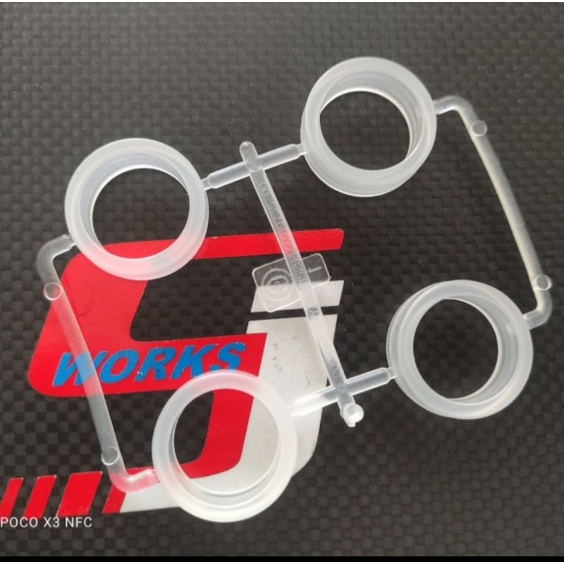 Tamiya tires 95230, Clear