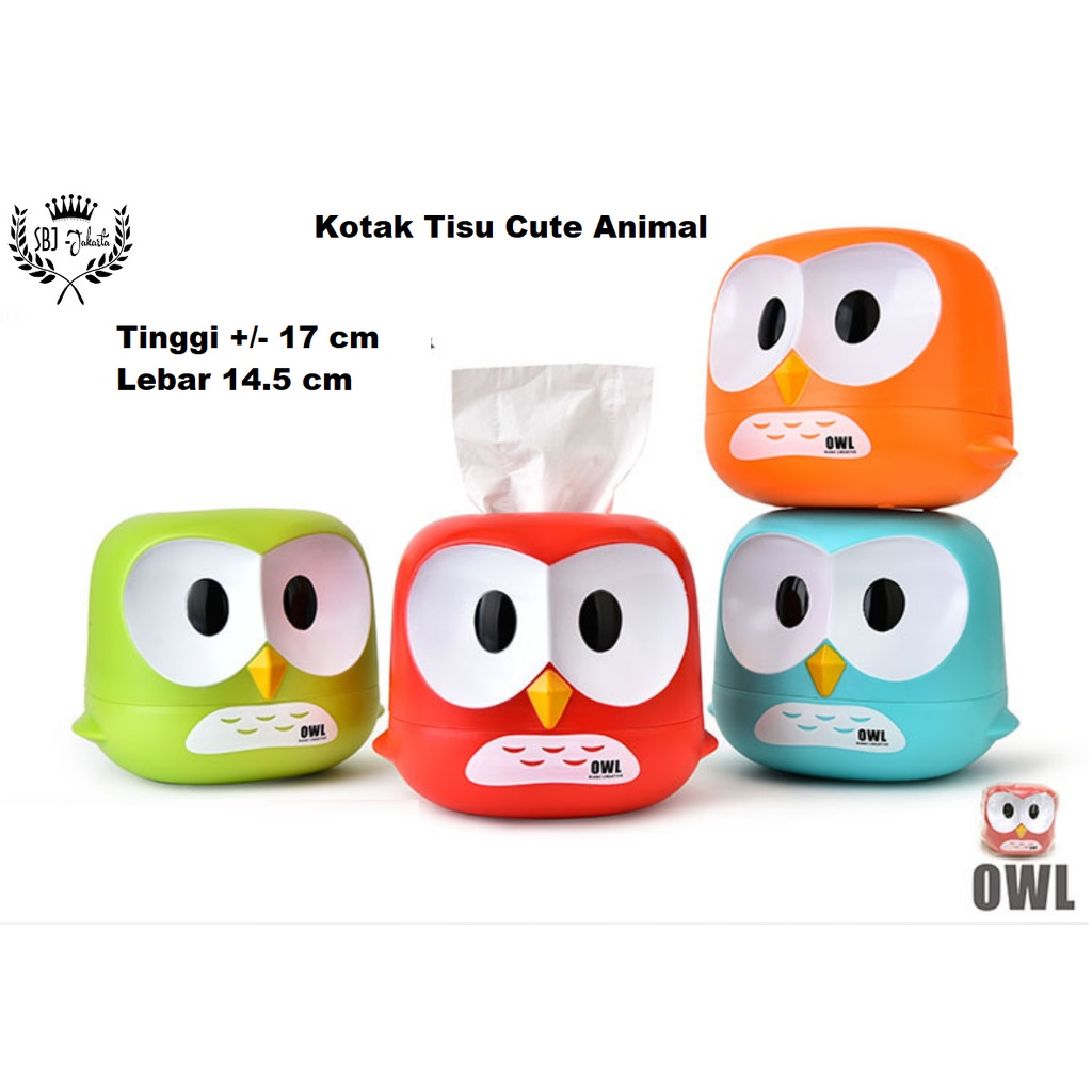 Tempat Tisu Kotak Tisu Tissue Cute Animal Series Tissue Box