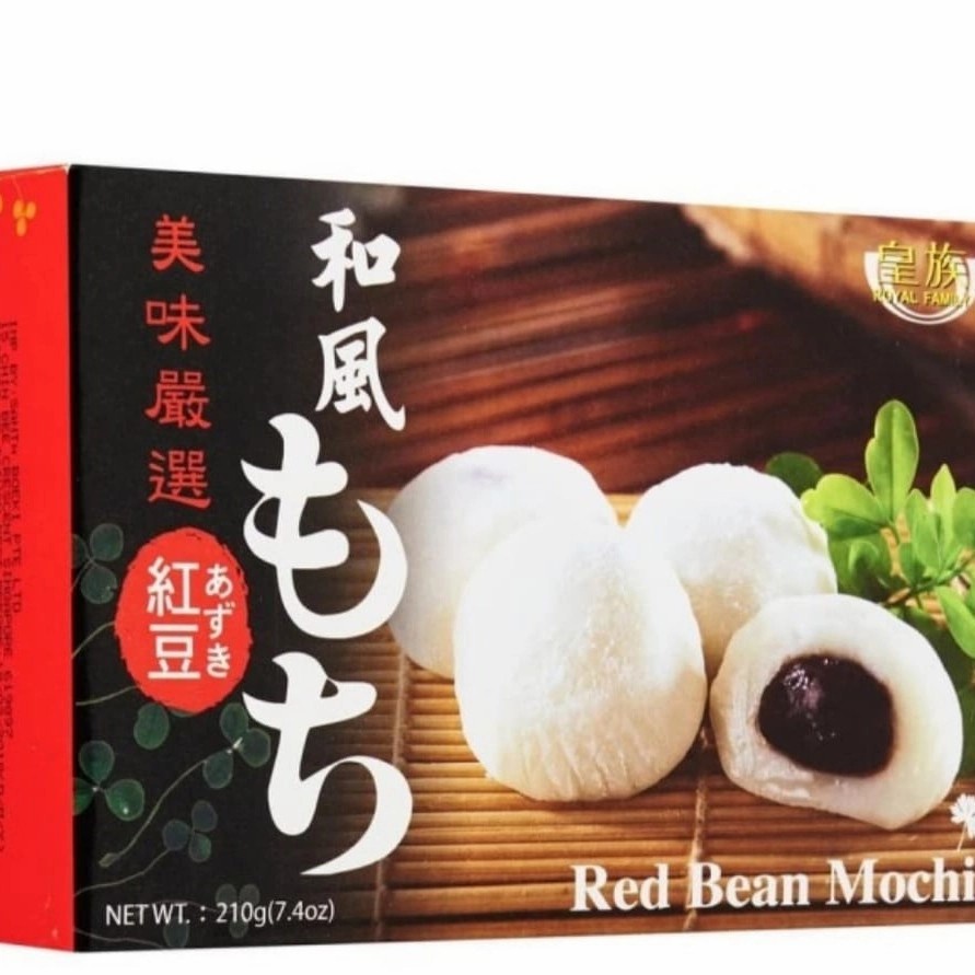 

Royal Family Mochi Red Bean 210gr/ Mochi Taiwan
