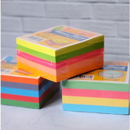 Ay00 Post-IT / Sticky Note / Memo Stick JOYKO (MMS-1) Warna Cerah / Pastel / Gelap