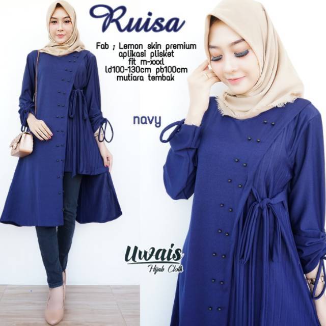 Tunik tounik tunique ruisa raisa tulip maple polka jauhara jawara romantic mayra zara aletha alzeerA