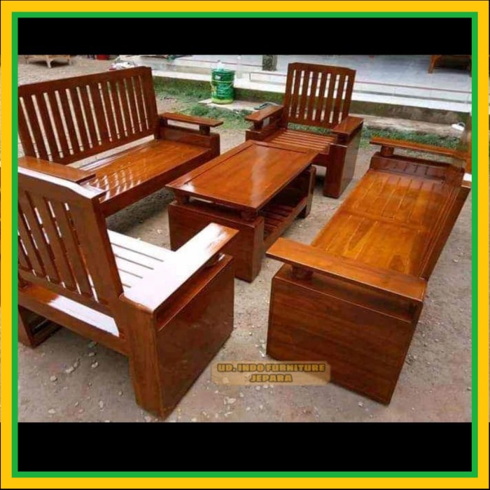 meja kursi 3211 + meja model minimalis jati untuk ruangan tamu