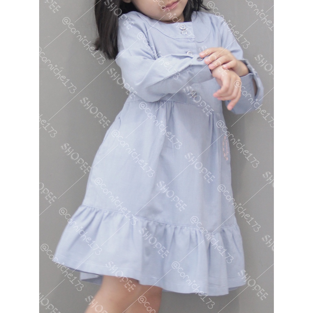 Corniche Kids Janice Dress Kids Sky Blue - TP K50139