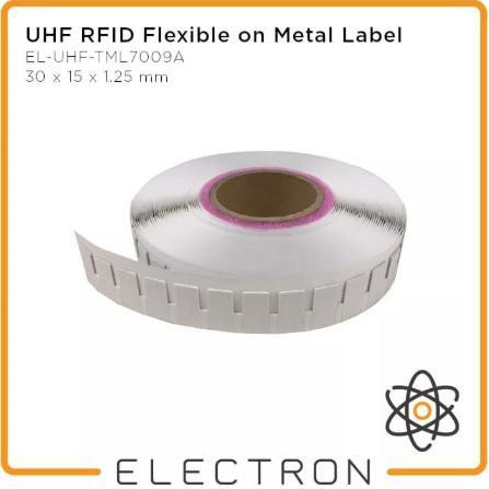 UHF RFID Metal Tag Label Kecil Impinj Monza R6-P EL-UHF-TML7009S