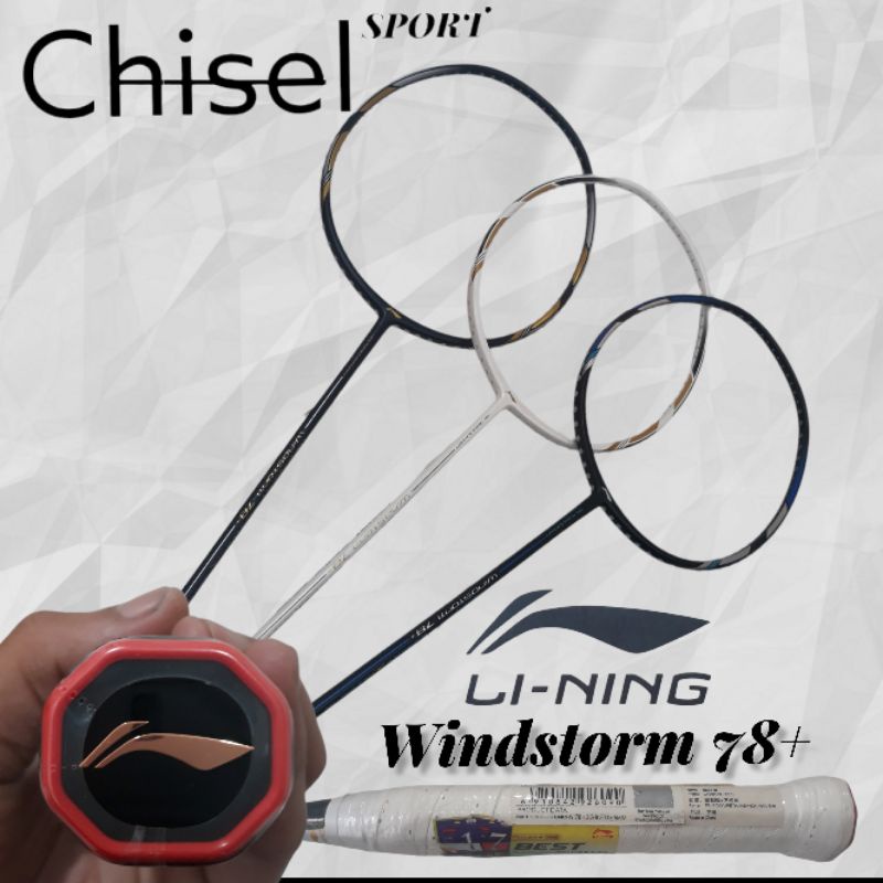 Raket Badminton Lining Windstorm 78+ original