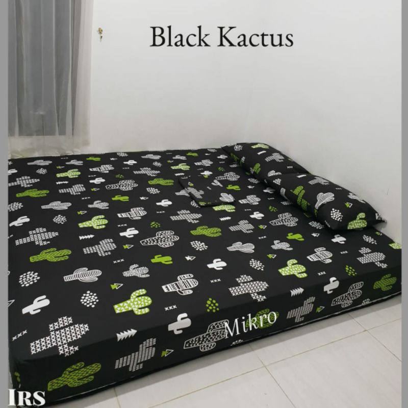 SPREI HOMEMADE BLACK KAKTUS /KAKTUS HITAM /KAKTUS/ KAKTUS PUTIH