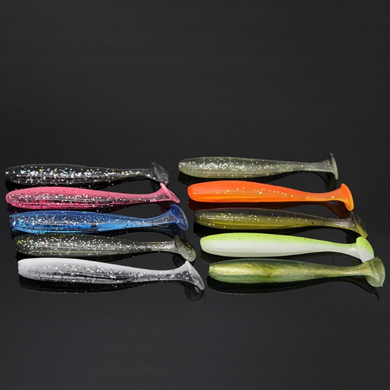 10 pcs soft lure 7cm