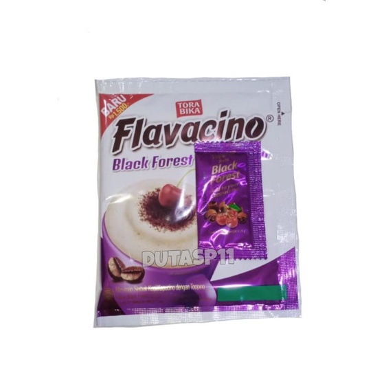 DUTASP11 - (BARANG KOSONG)Torabika Flavacino Black Forest Cappuccino + Topping Rasa Black Forest 22 