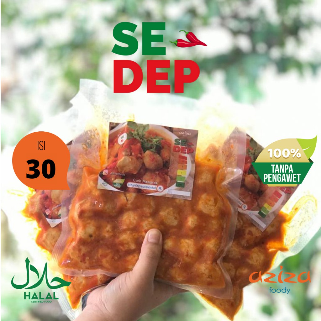 

Pentol Sedep Isi 30
