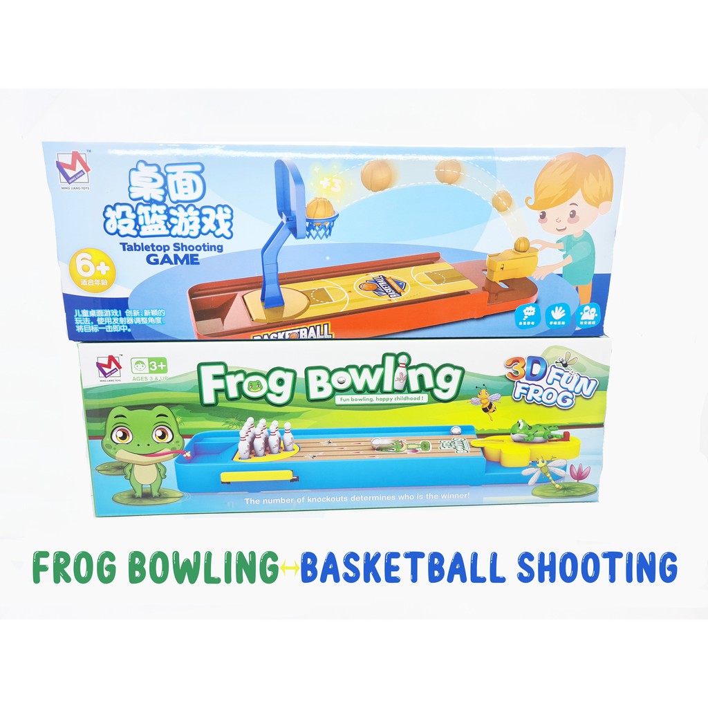 Frog Bowling Basketball Shooting Games Board Game