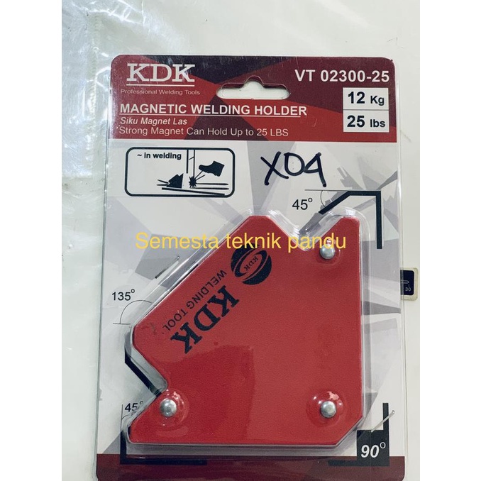 Kualitas Terbaik] Siku Magnet Las 3 Inch / Magnetic Welding Holder 25 Lbs