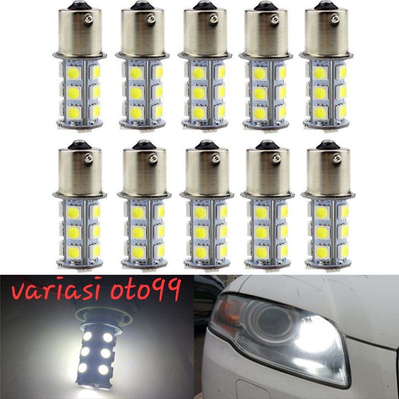 LAMPU LED REM STOP BAYONET 1157/ 18LED DAN 13LED UNTUK MOBIL MOTOR KAKI 2 DC