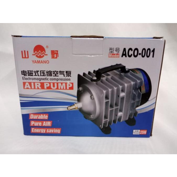 POMPA AERATOR KOLAM AQUARIUM YAMANO ACO 001 AERATOR 6 LUBANG