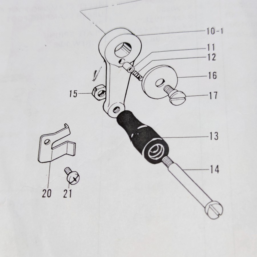 141396-001 Clutch Pin Mesin Jahit Lubang Kancing Brother LH4-B814