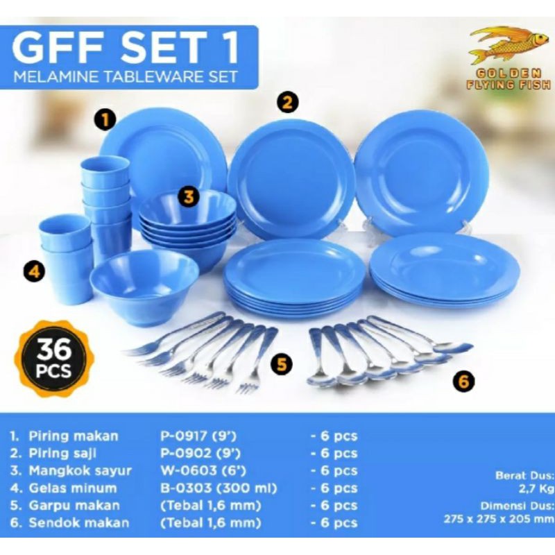 Melamin set (gff set)