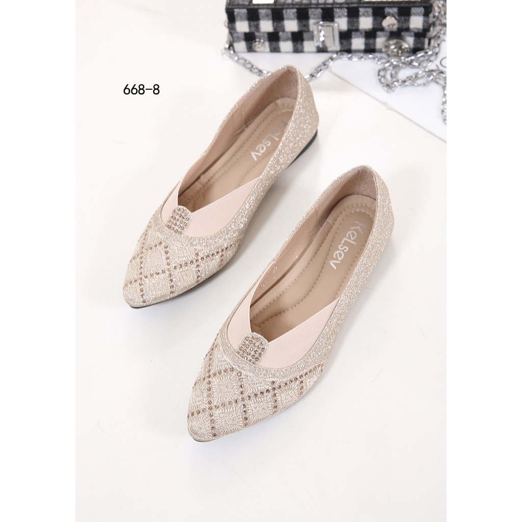 KELSEY #668-8 / SEPATU FLAT SHOES WANITA BATAM MURAH