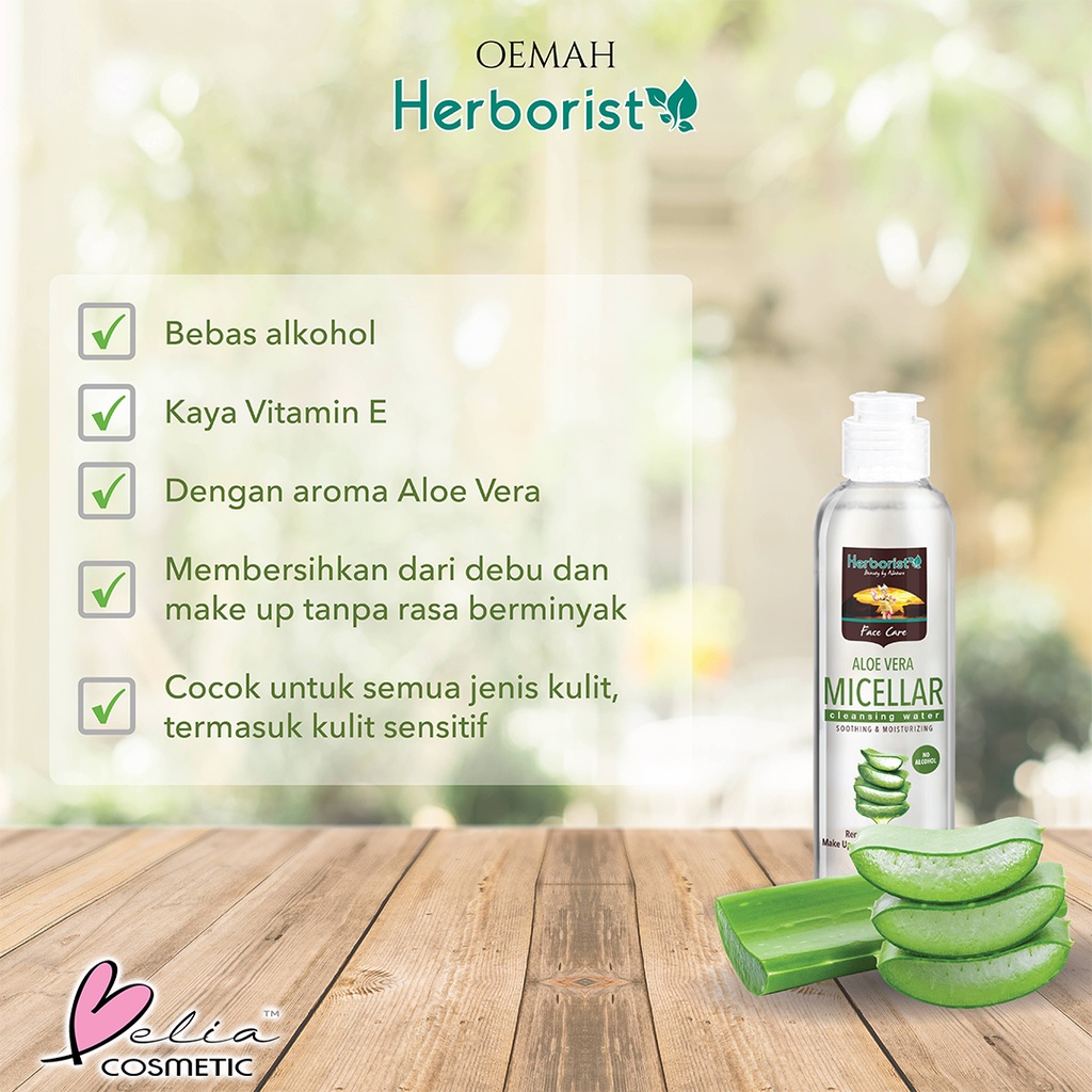 ❤ BELIA ❤ Herborist Aloe Vera Series | Gel 98% | Facial Wash | Face Mist Care | Moisturizer | Lulur | Sabun Batang | Shampoo | Body Wash Herboris