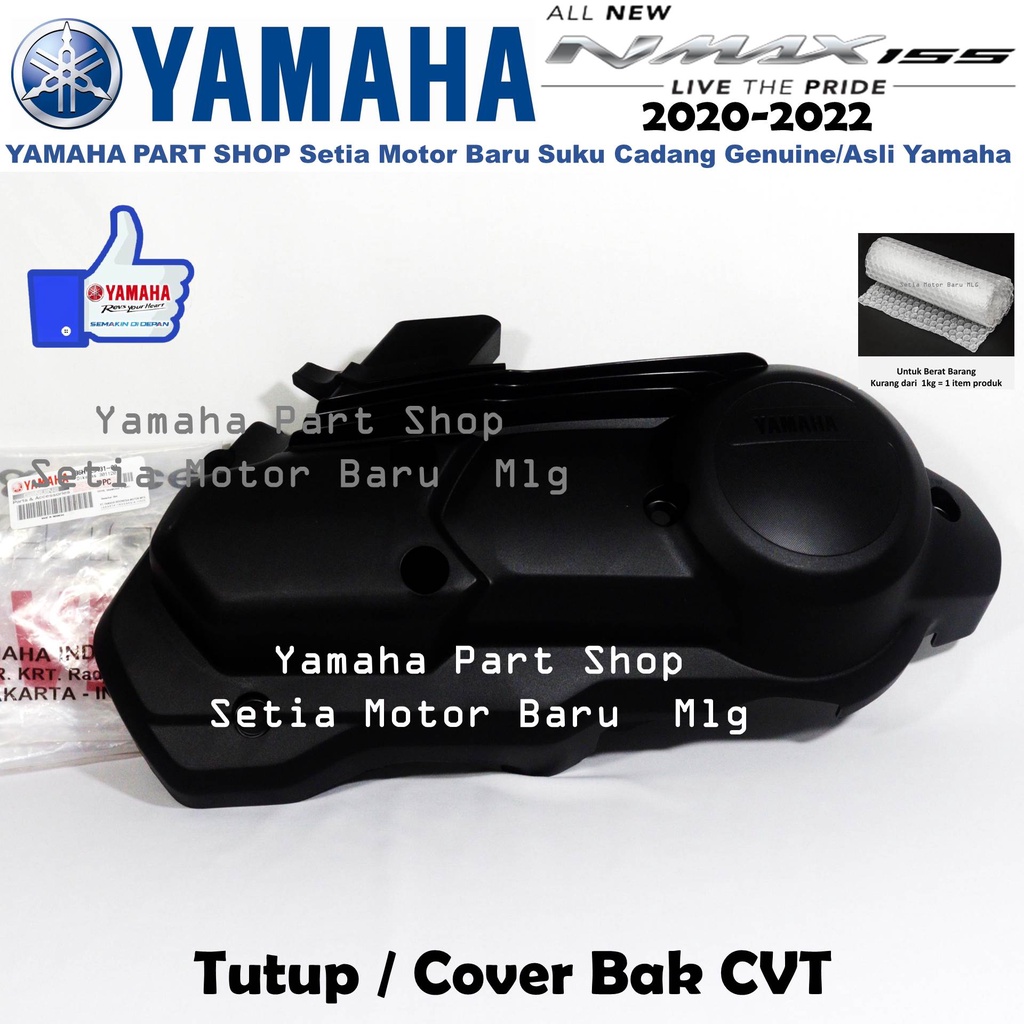 Cover Tutup Bak Cvt Cover Mesin Cvt All New Nmax N Max 2020 All New Aerox 2021 Asli Yamaha