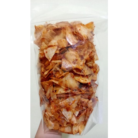 

CHITELO - KERIPIK SINGKONG PEDAS MANIS BUMBU SEGAR PILIHAN TANPA PENGAWET (PREMIUM)