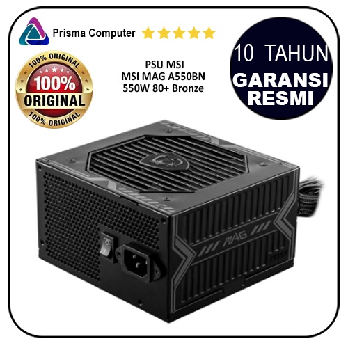 PSU MSI MAG A550BN 550W 80+ Bronze