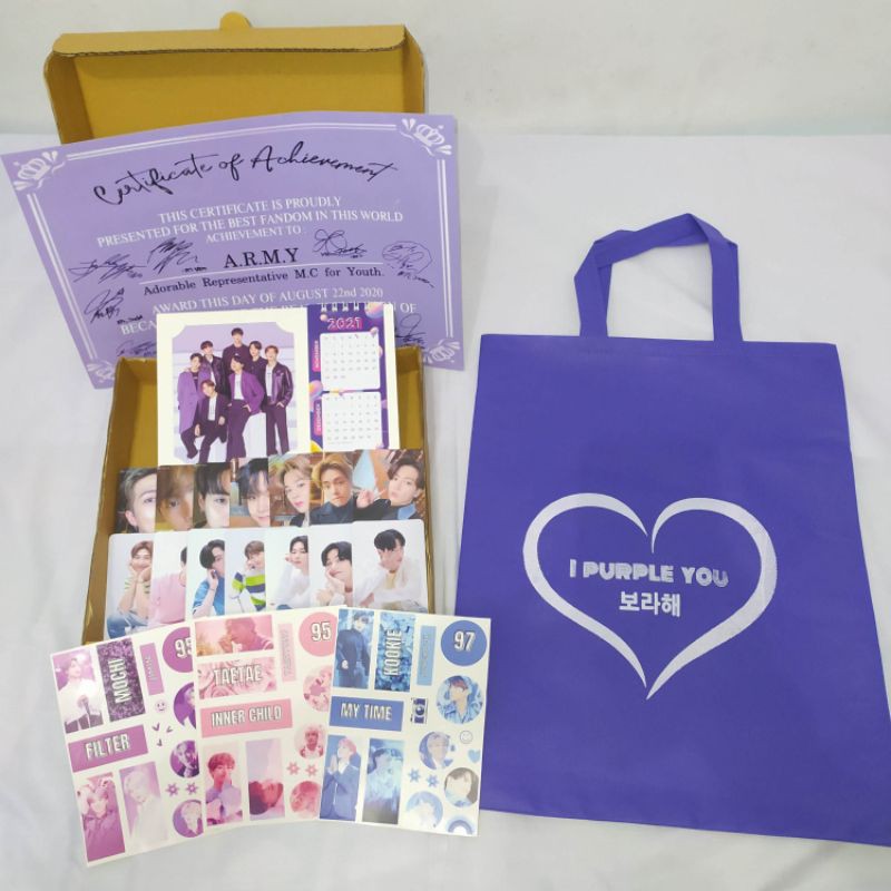 Fankit sertifikat army / fankit bts murah / Totebag / Sticker bts / Photocard bts