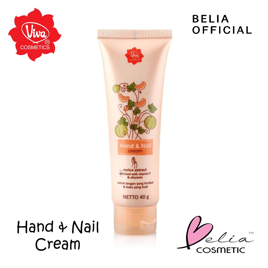 ❤ BELIA ❤ Viva Hand &amp; Nail Cream 40g Halal