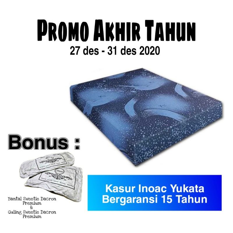 [Bonus Bantal] Kasur inoac yukata tebal 10cm EON Ivory D23 • kasur busa inoac original