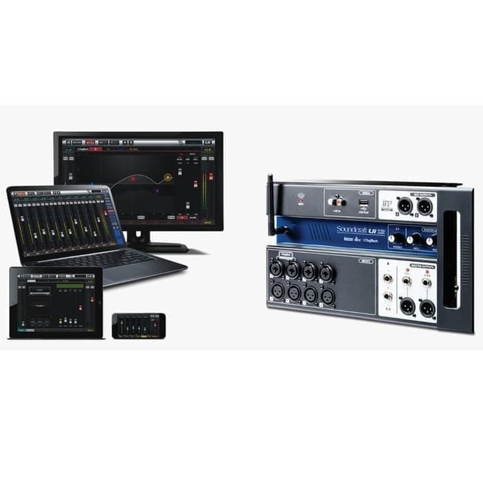 Soundcraft Mixer UI 12 UI12 UI-12 Original Ui 12