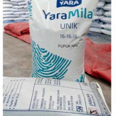 PUPUK NPK MUTIARA (Repack 250gr) YARAMILA UNIK 16-16-16