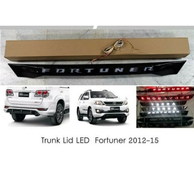 TRUNKLID MOBIL GRAND FORTUNER LAMPU 2012 -2015.