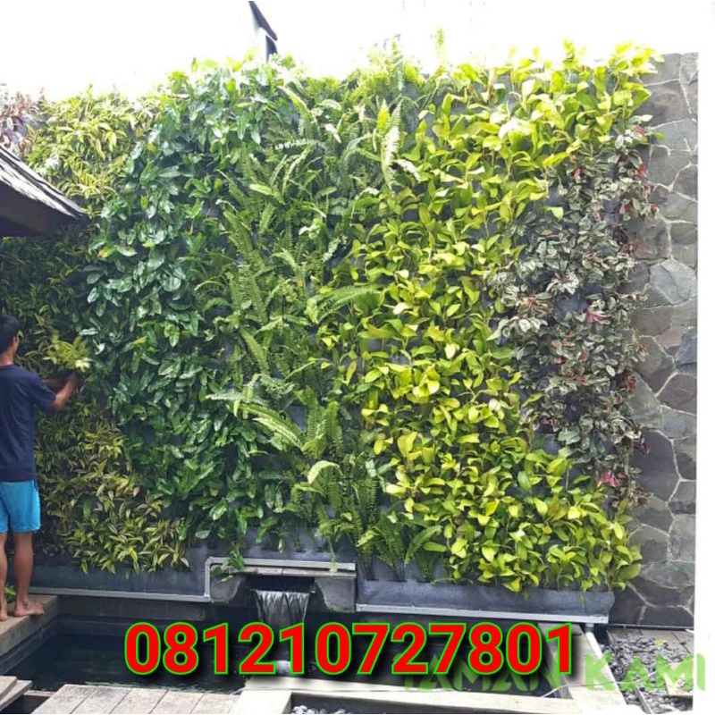 jasa pembuatan taman vertikal garden - jasa pemasangan VERTICAL garden