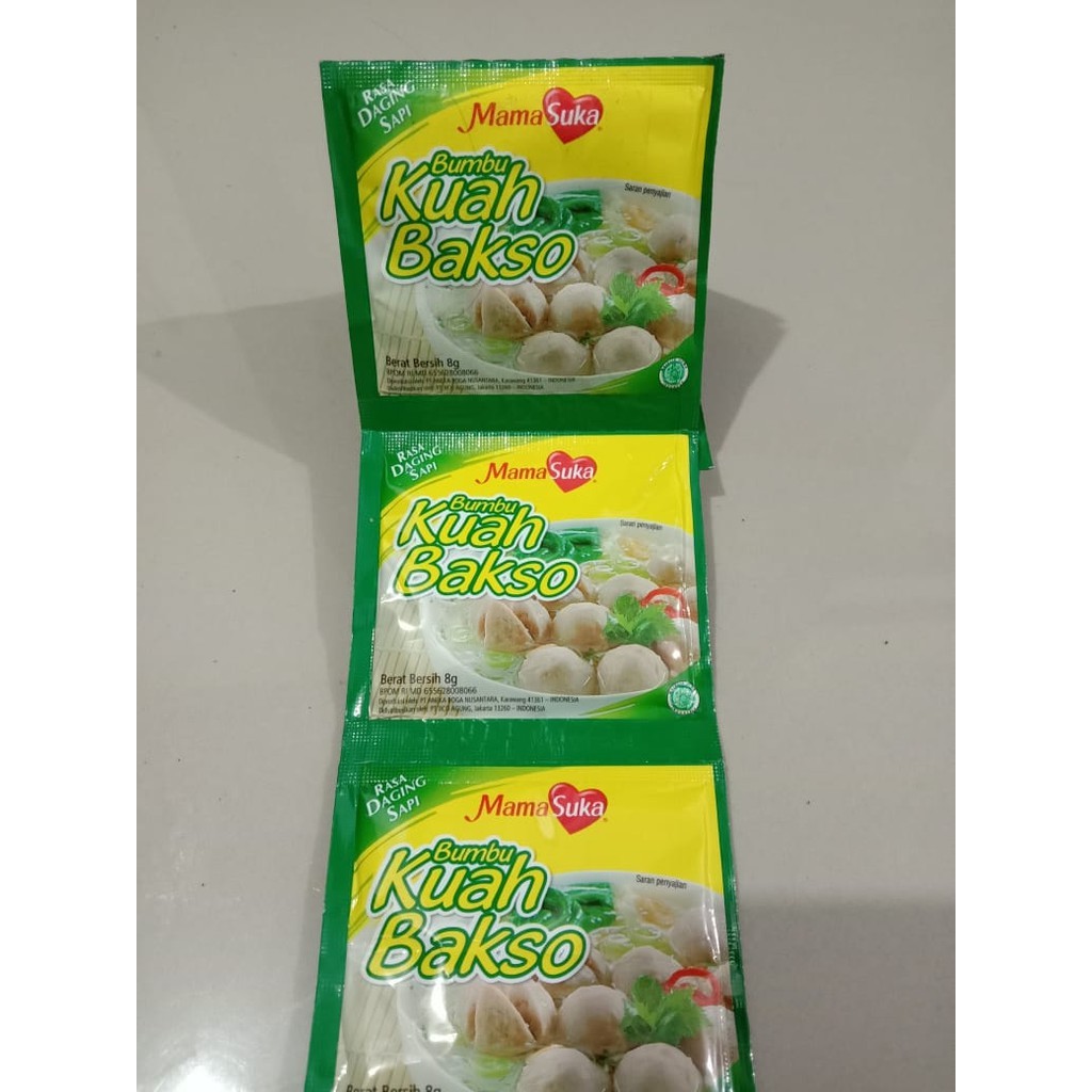 

Bumbu Kuah Baso Mama Suka 8 gr