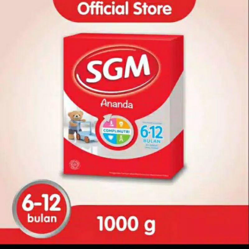 [COD] Susu SGM 6-12 bulan 1000 gr