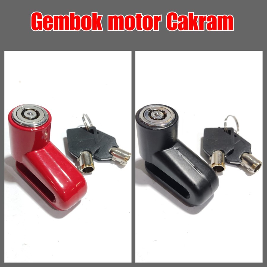 Disc Lock Kunci Gembok Cakram Sepeda Motor Pengaman Anti Maling