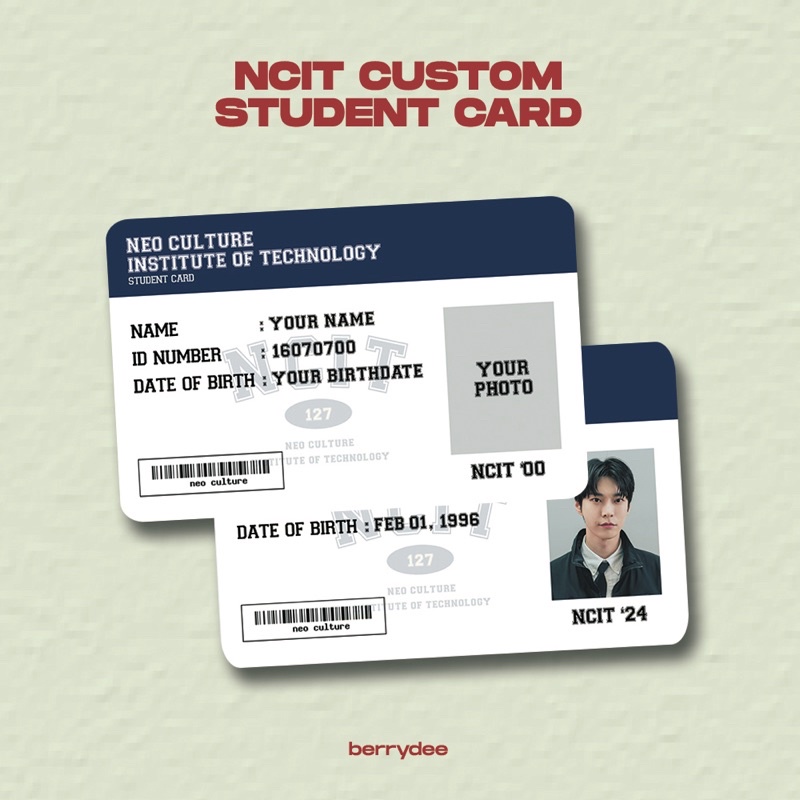 NCIT Student Card [Custom and member]