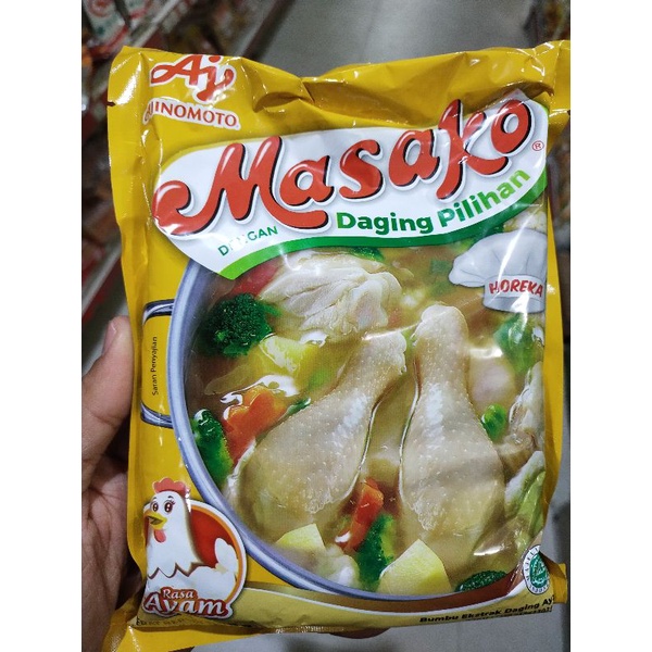 

MASAKO Bumbu Ekstrak Daging Sapi dan Ayam 500gr / Bumbu Kaldu Ayam dan Sapi