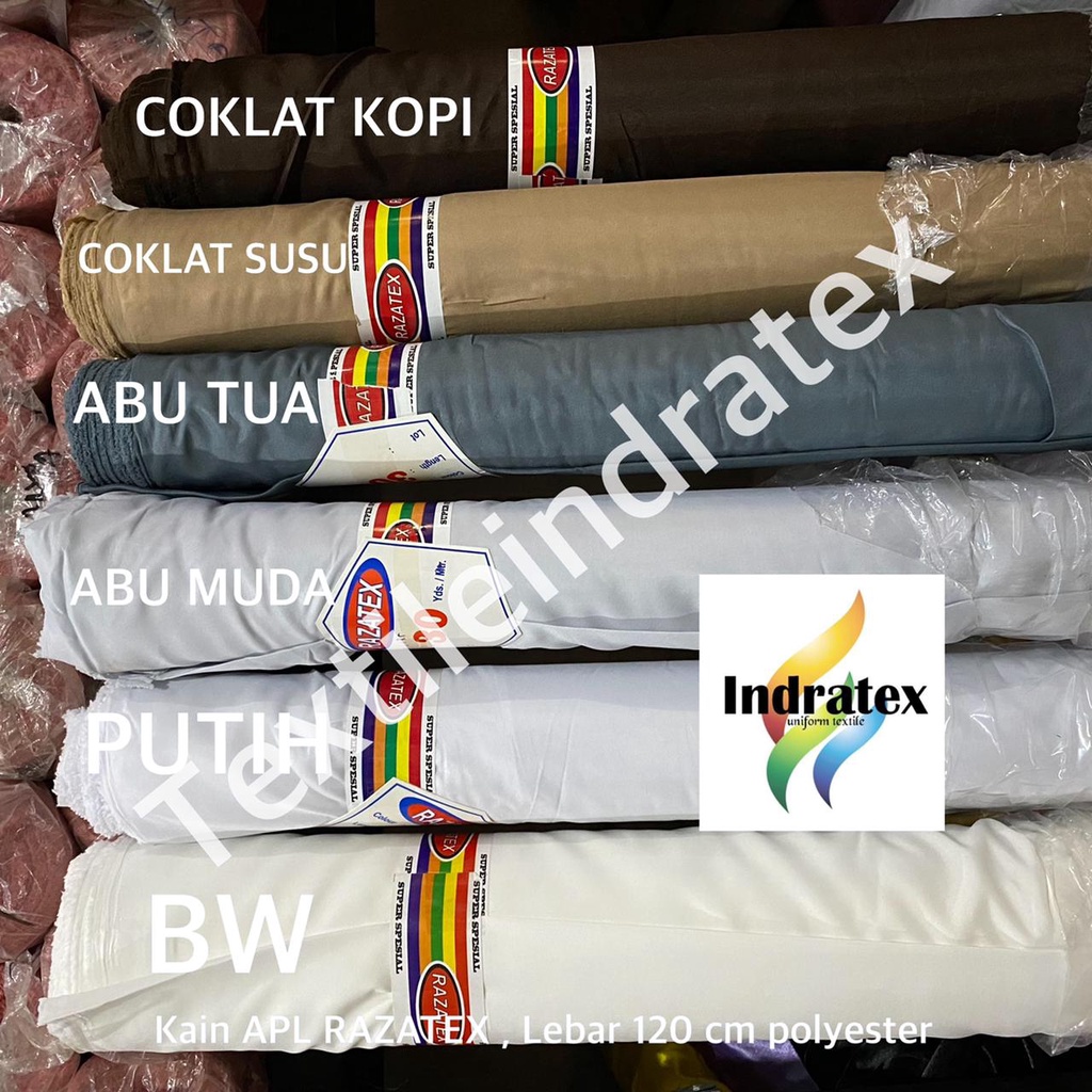 ( per 1 roll ) KAIN FURING ASAHI APL BAHAN LAPISAN TAS ROK BAJU GAMIS BROKAT SATIN HYCON TILE BATIK APL CAP RAZATEX