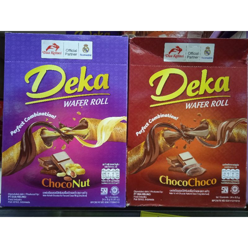 

Deka Wafer Roll ChocoNut dan Choco Isi 24