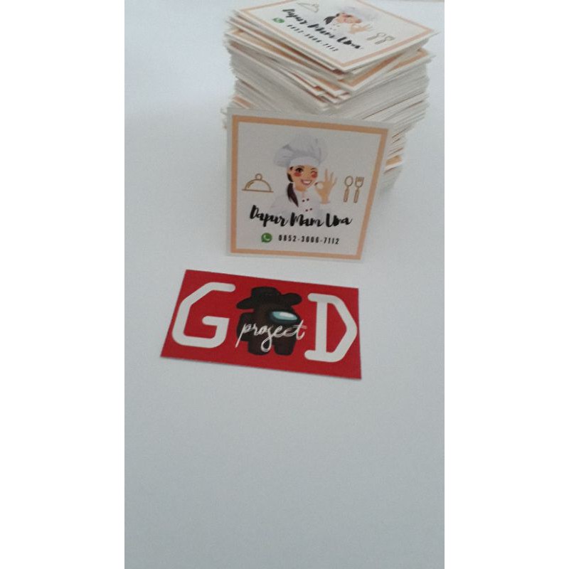 

stiker hologram + cutting