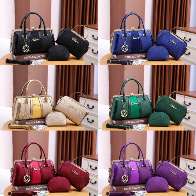 Eldora Jessica 5719 (3in1)* kssbtmg pusat grosir TAS FASHION IMPORT BATAM