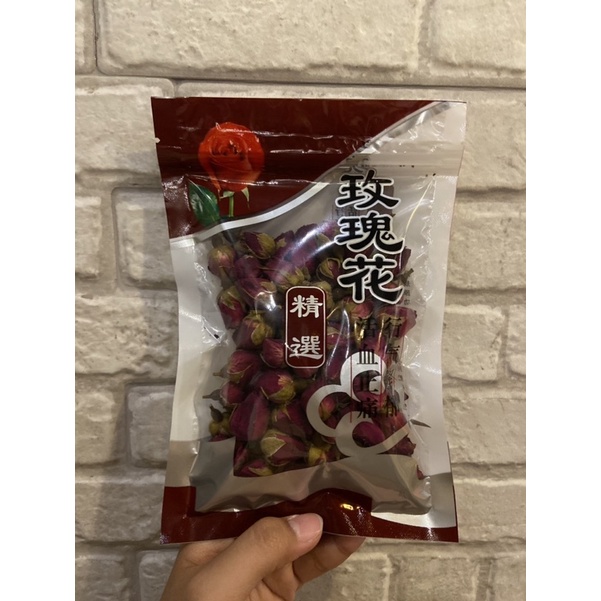 

Mei gui hua 玫瑰花 50gr / bunga mawar /rose flower/ teh mawar