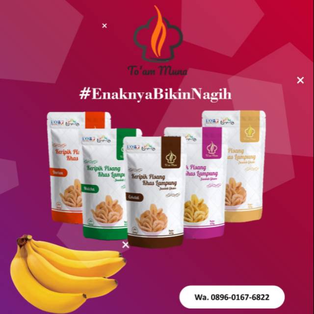 

Keripik pisang khas lampung