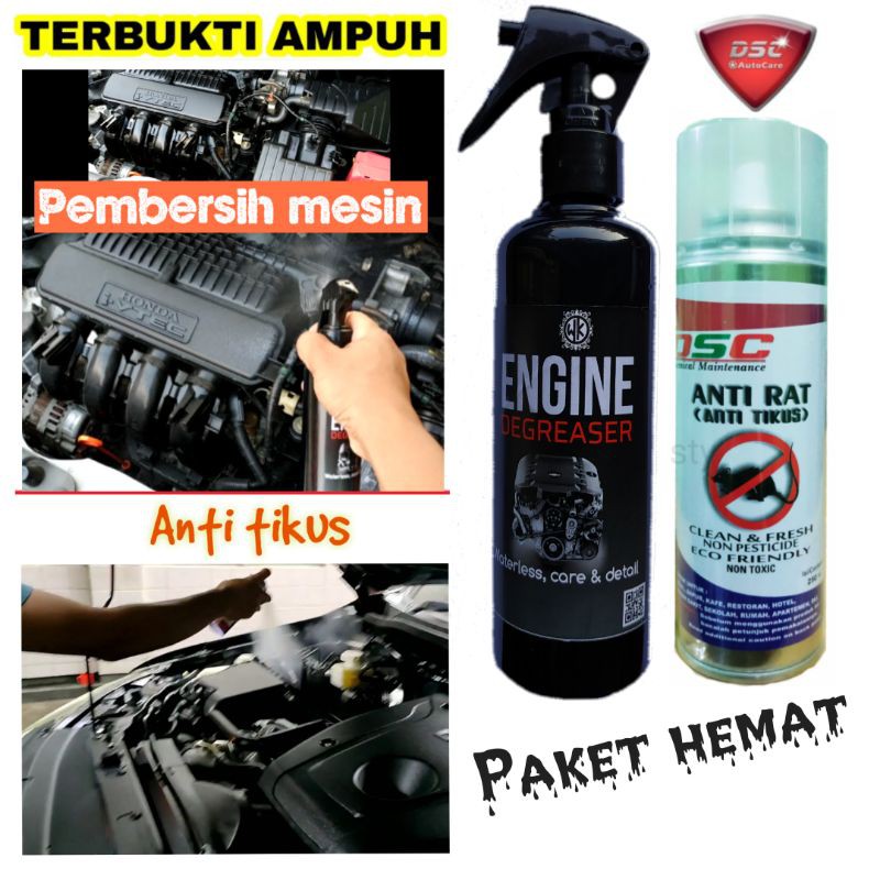 Engine degreaser Pembersih mesin mobil dan rat tikus pengusir tikus cairan tikus