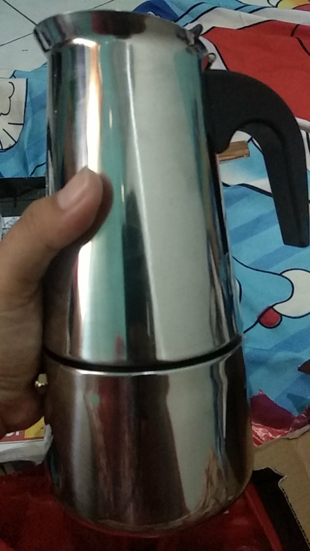 Espresso Coffee Maker Moka Pot Teko Filter 300ml 6 Cup Stainless Steel