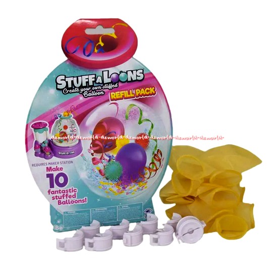 Stuffaloons 10pcs Create Your Own Stuffed Ballon Happy Birthday Refill Stufa Balon Untuk Pesta Ultah